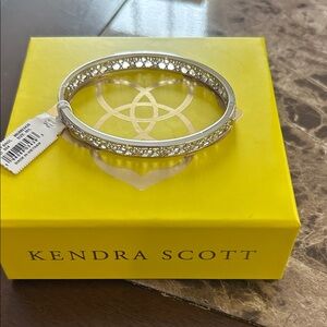 Kendra Scott Silver and Gold Bangle